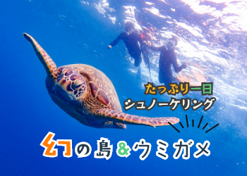 シュノーケリング幻の島ツアー